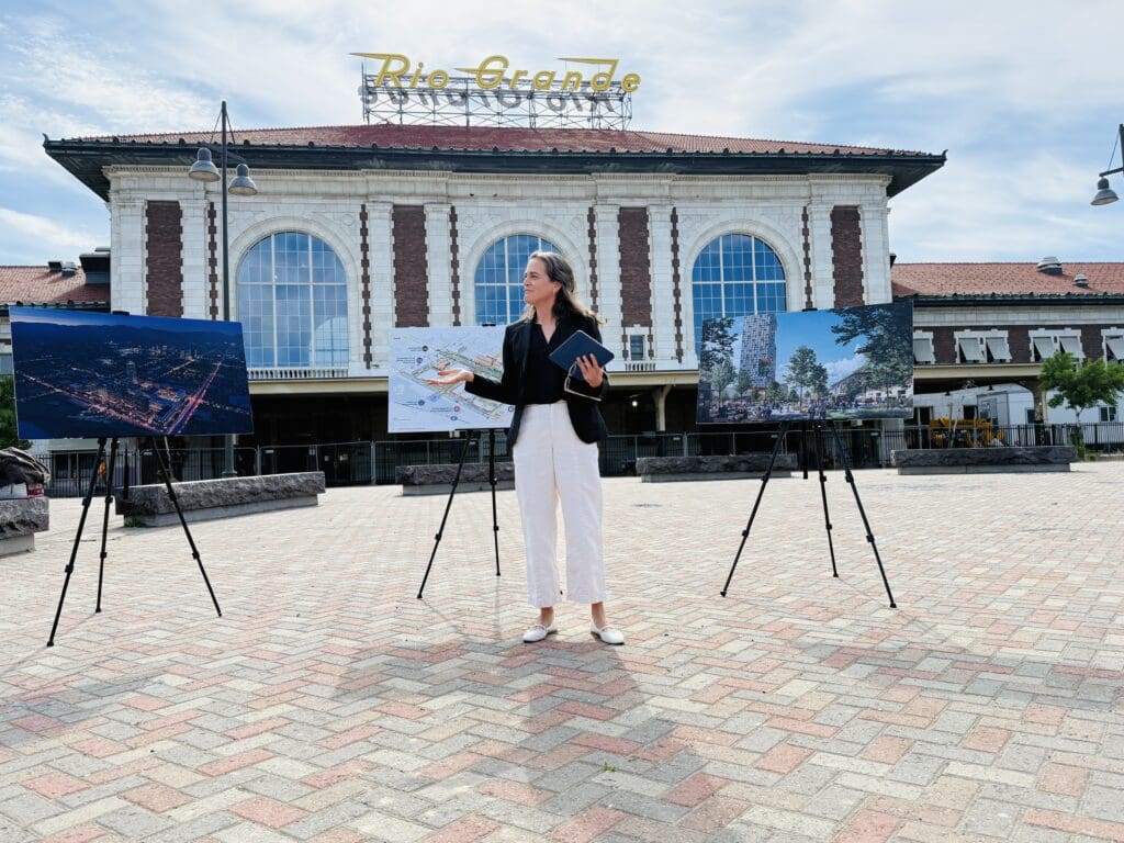 Cara Lindsley, Deputy Director of The Salt Lake City Community Reinvestment Agency talks about the Rio Grande District